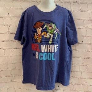Toy Story Woody and Buzz Red, White, & Cool Tee
